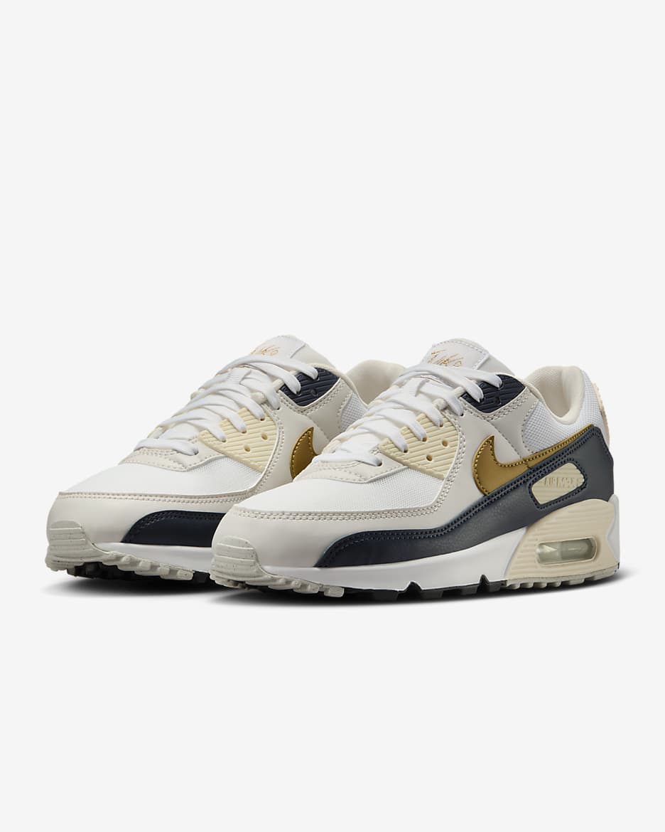 Gold nike air max 90 on sale